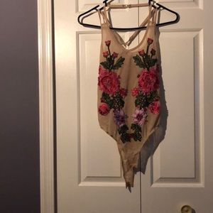 Floral bodysuit